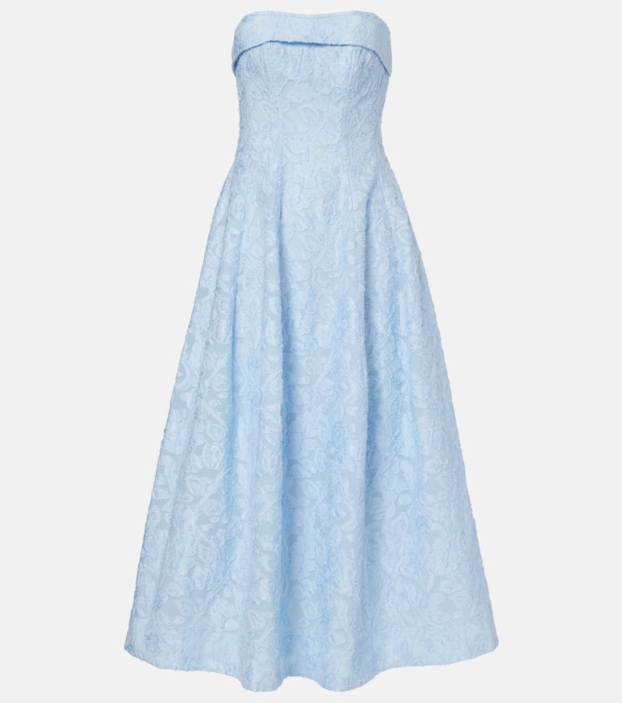 Abito midi Valeria con ricamo