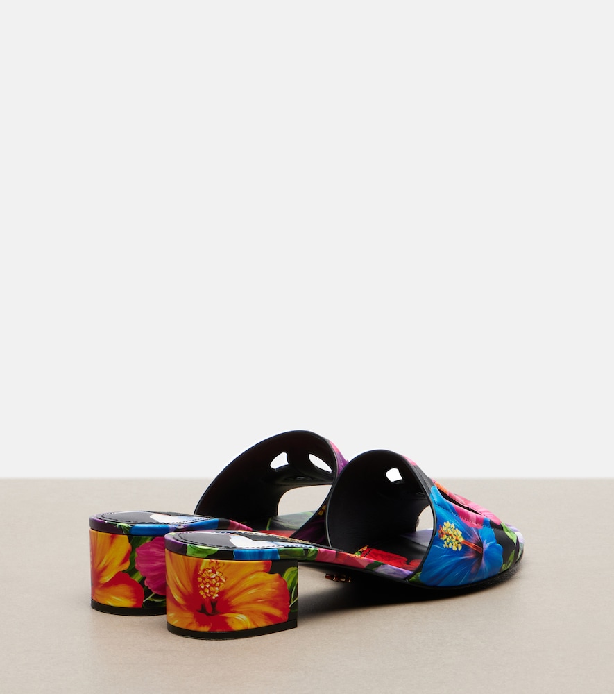  Dolce&gabbana Dolce&gabbana Karol Dg Floral Mules 