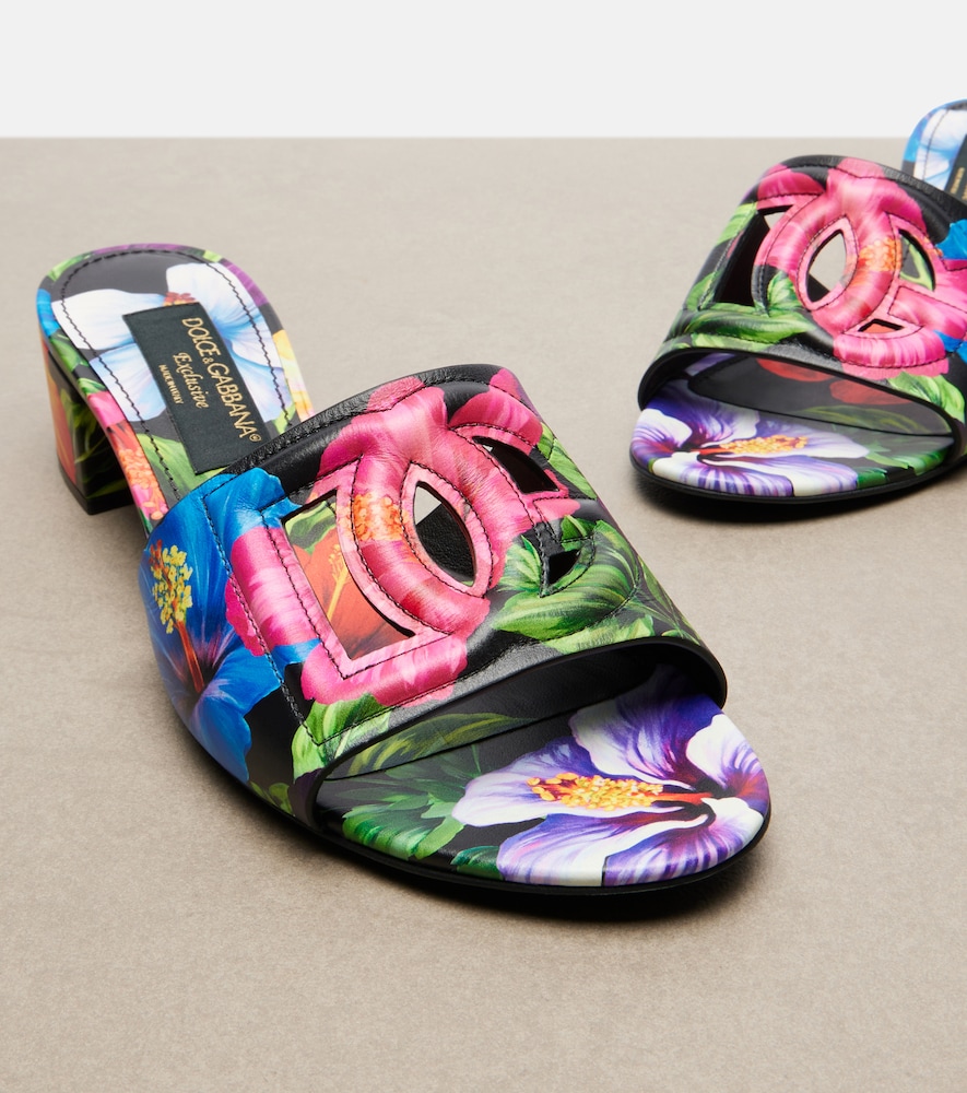  Dolce&gabbana Dolce&gabbana Karol Dg Floral Mules 