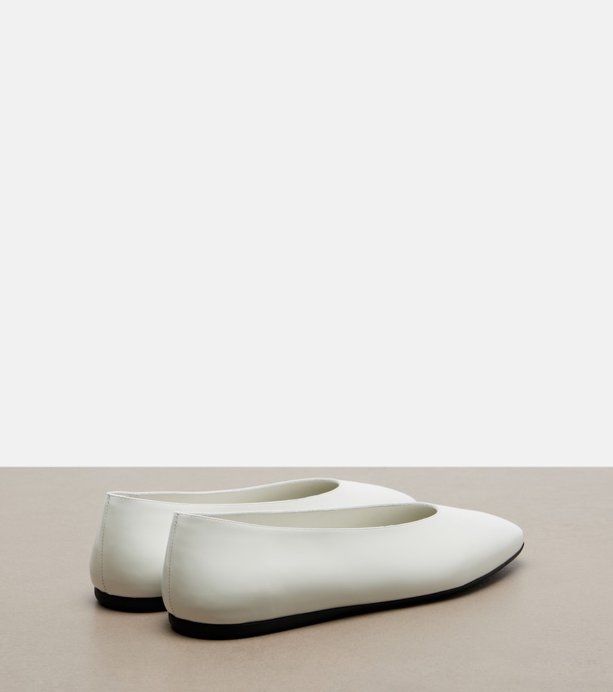  Prada Prada Leather Ballet Flats 