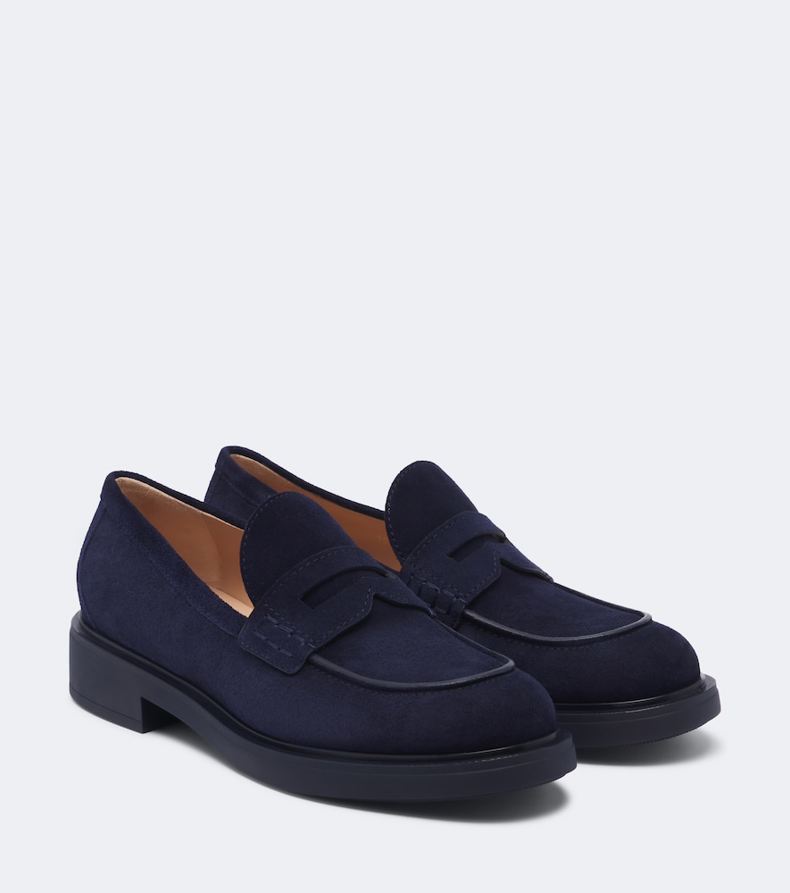 Loafer aus Veloursleder