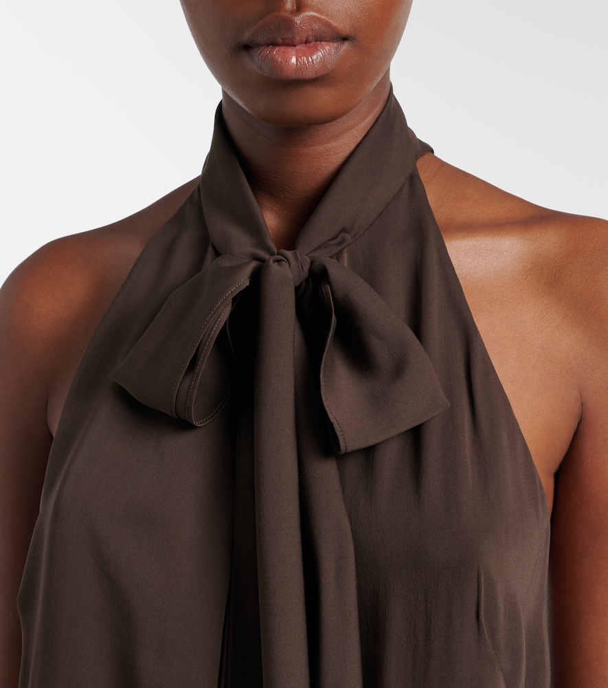 Tom Ford Tie-neck silk georgette top | Thumbnail 5 Tom Ford Tie-neck silk georgette top | Thumbnail 5