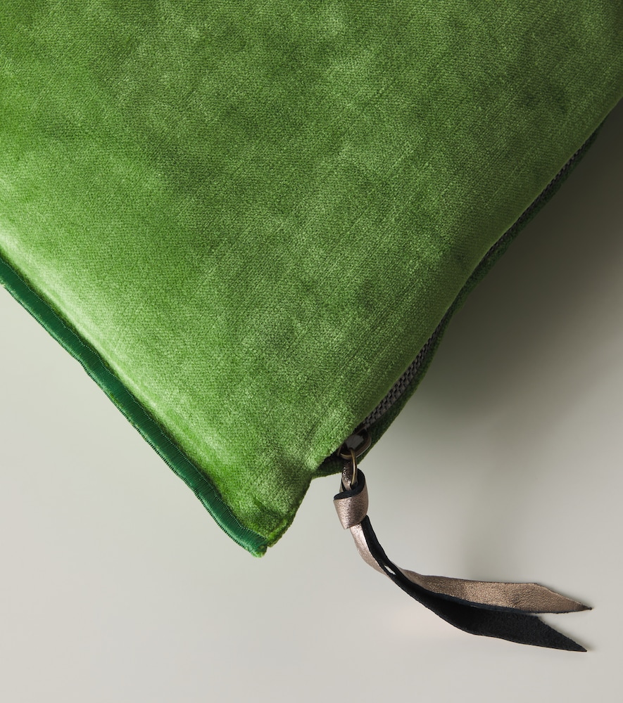  Maison De Vacances Maison De Vacances Leather-trimmed Cushion 