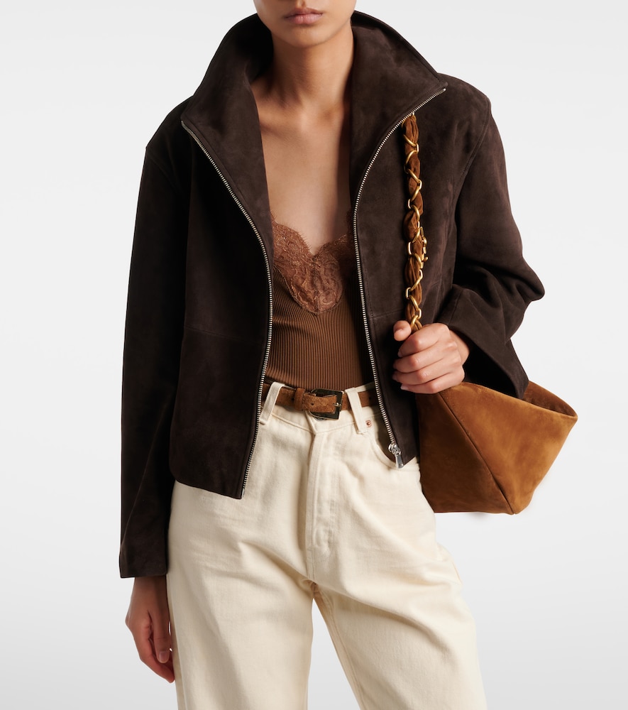 Nour Hammour Etienne suede jacket