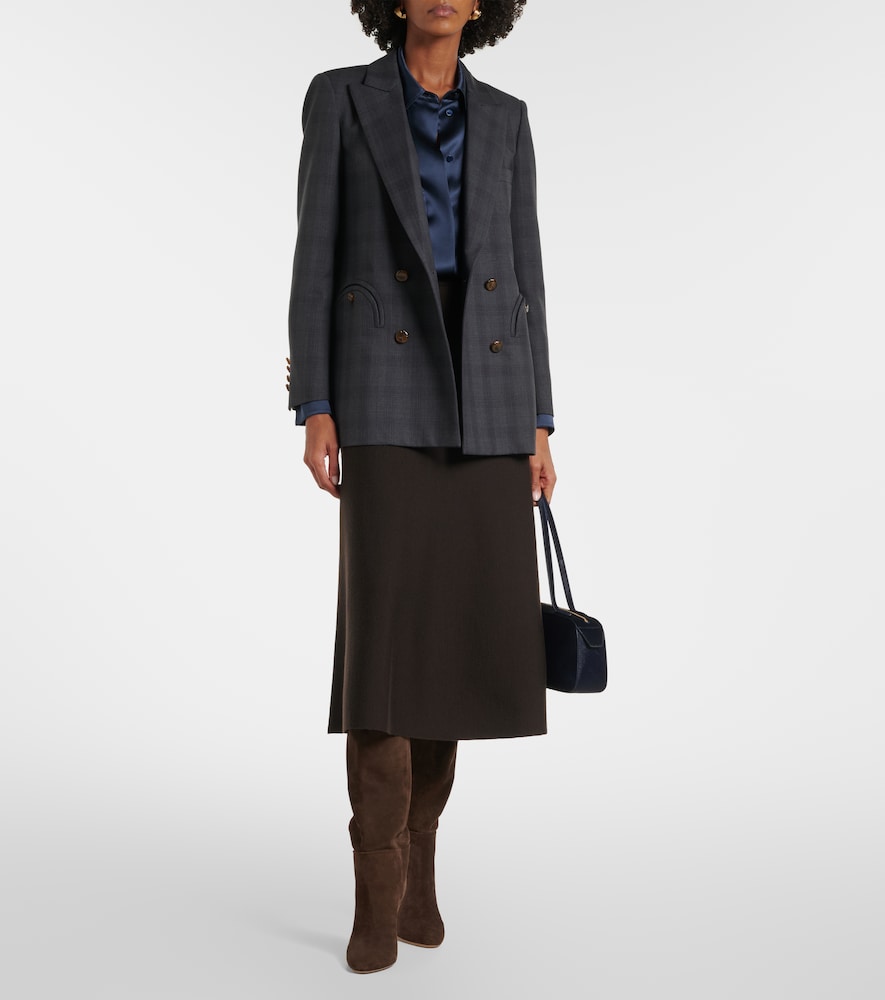  Blaze Milano Blaze Milano Everyday Checked Virgin Wool Blazer 