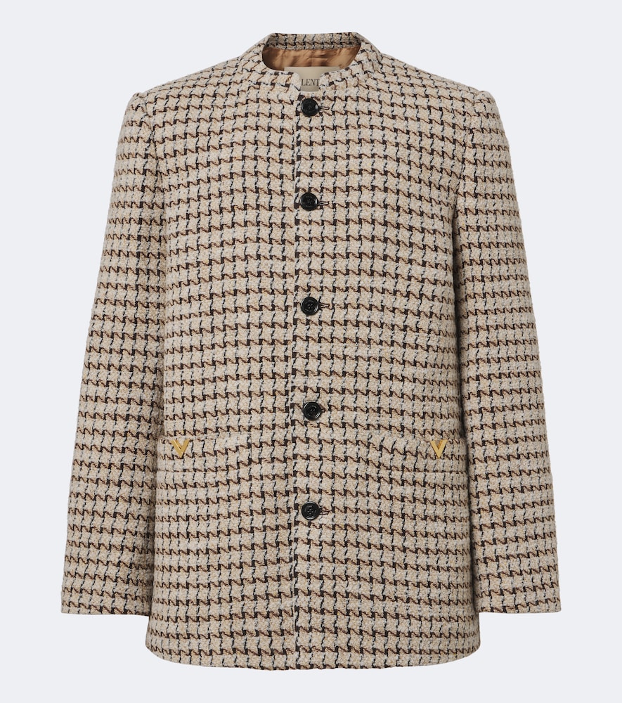 Valentino Blazer en laine et soie mélangée