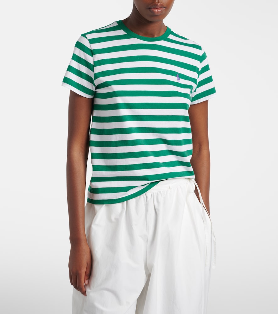 Polo Ralph Lauren Logo striped cotton jersey T-shirt | Thumbnail 4