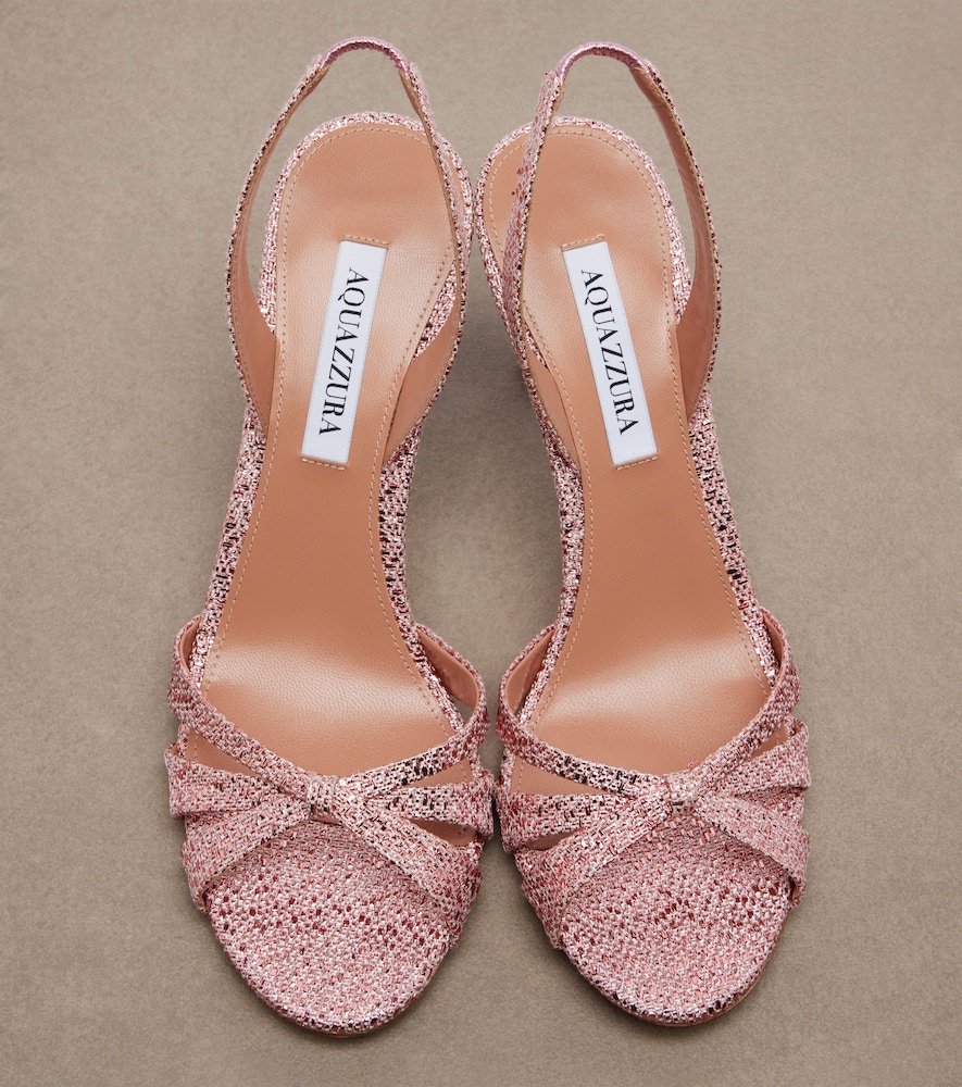  Aquazzura Aquazzura Tati Canvas Slingback Sandals 