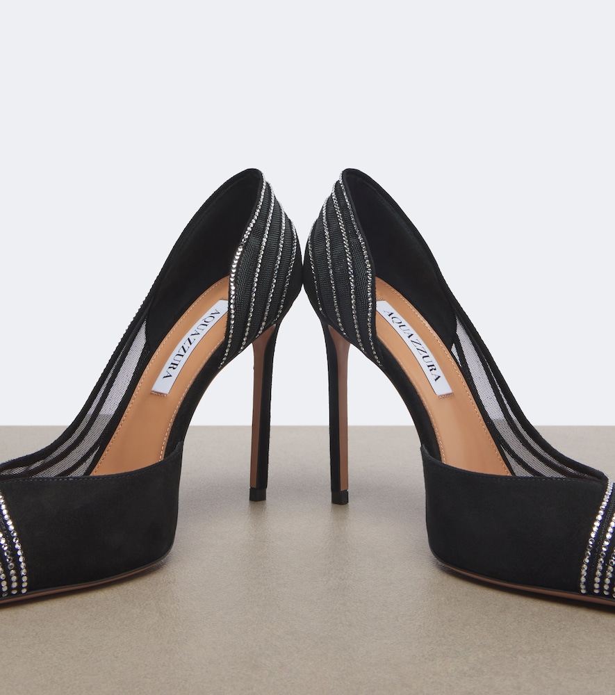 Dream Girl Embellished Mesh And Pumps