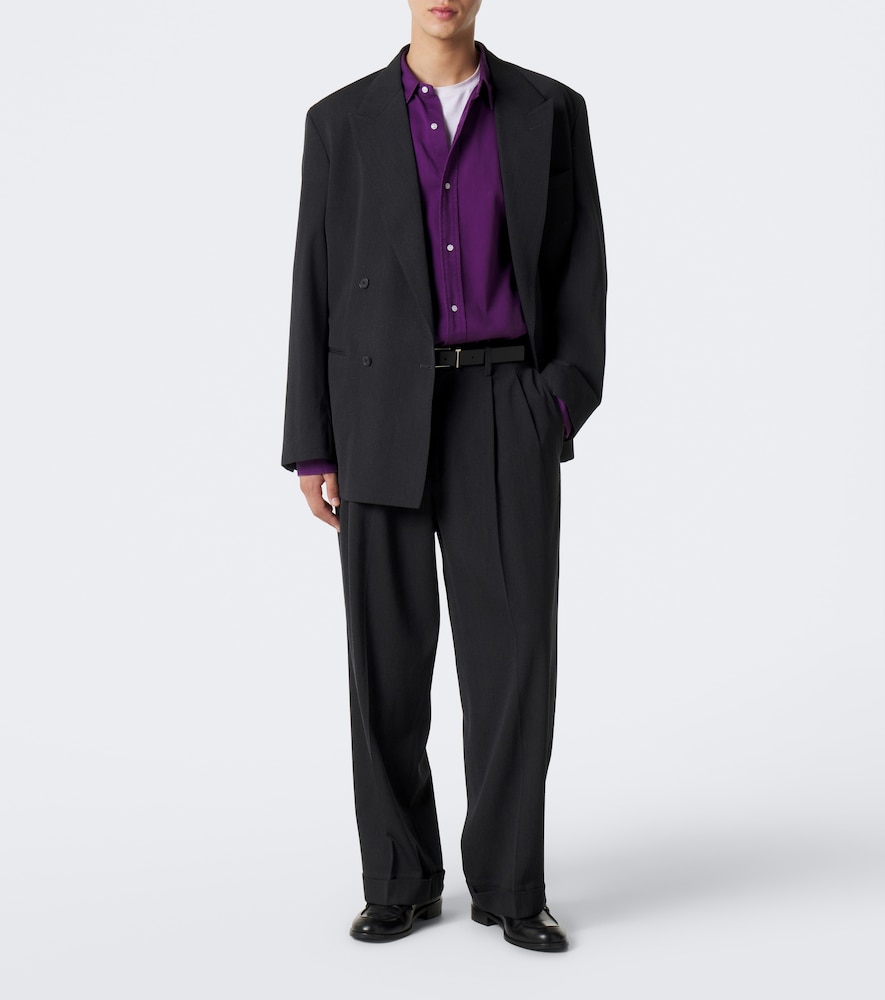 Straight Pants Wool