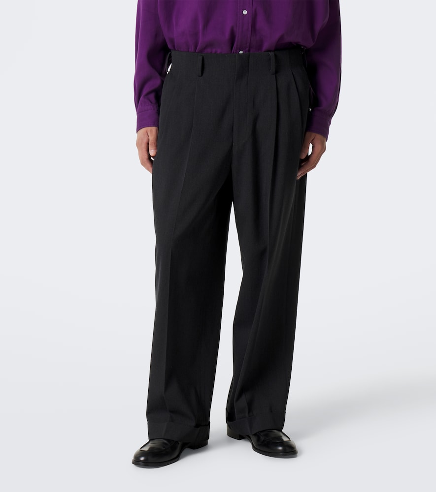 Straight Pants Wool