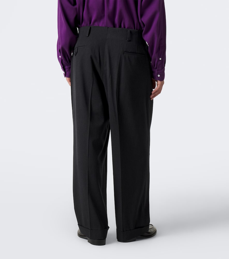 Straight Pants Wool