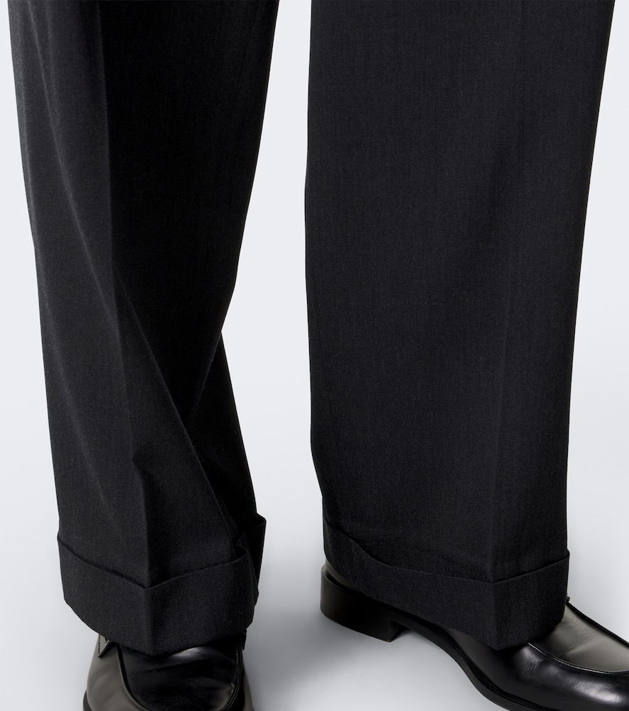 Straight Pants Wool