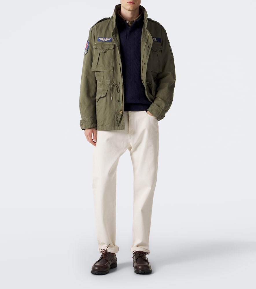 Polo Ralph Lauren Cable-Knit Wool And Cashmere Polo Sweater
