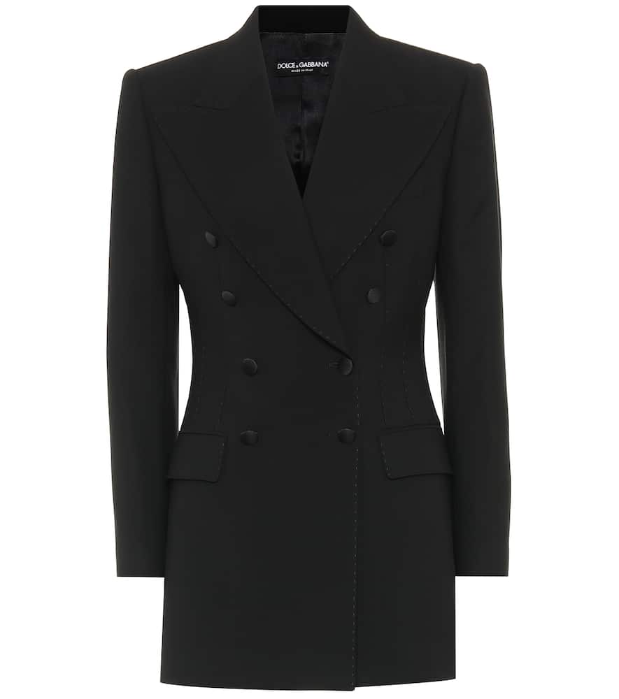 Click to view more detailed imagery on our partner's website Dolce & Gabbana Stretch-wool Blazer In Black