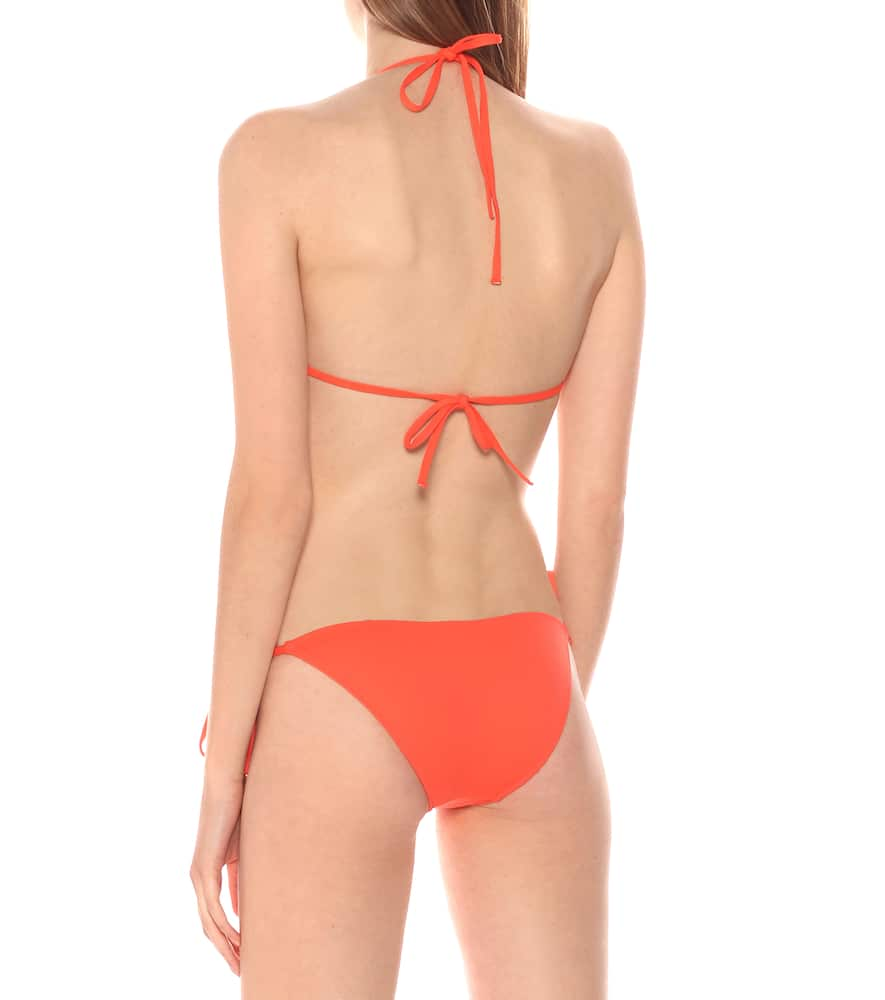 Shop Melissa Odabash Cancun Bikini Bottoms In Orange