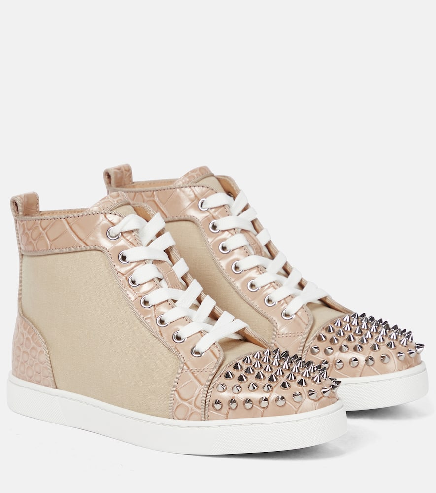 female louboutin trainers