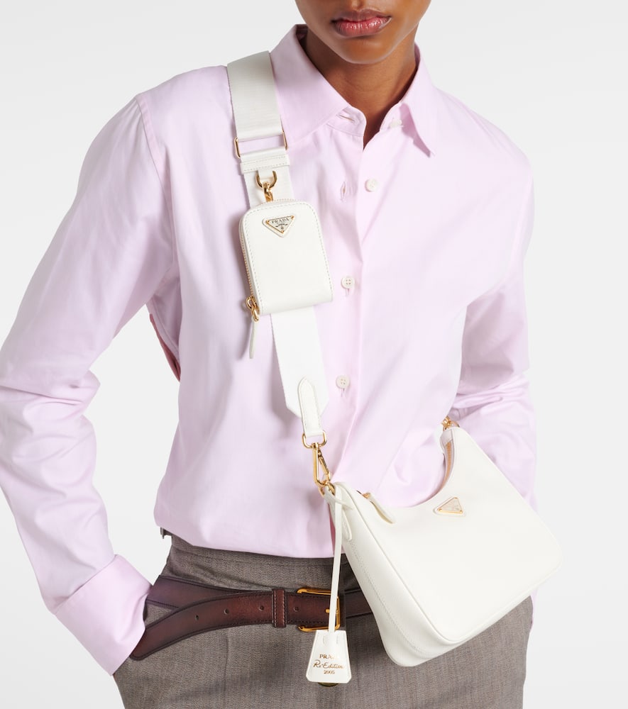 PRADA RE-EDITION 2005 SMALL LEATHER SHOULDER BAG