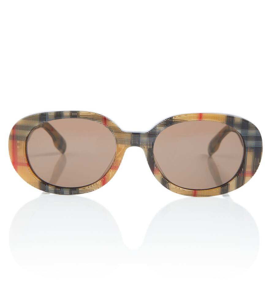 Vintage Check round sunglasses