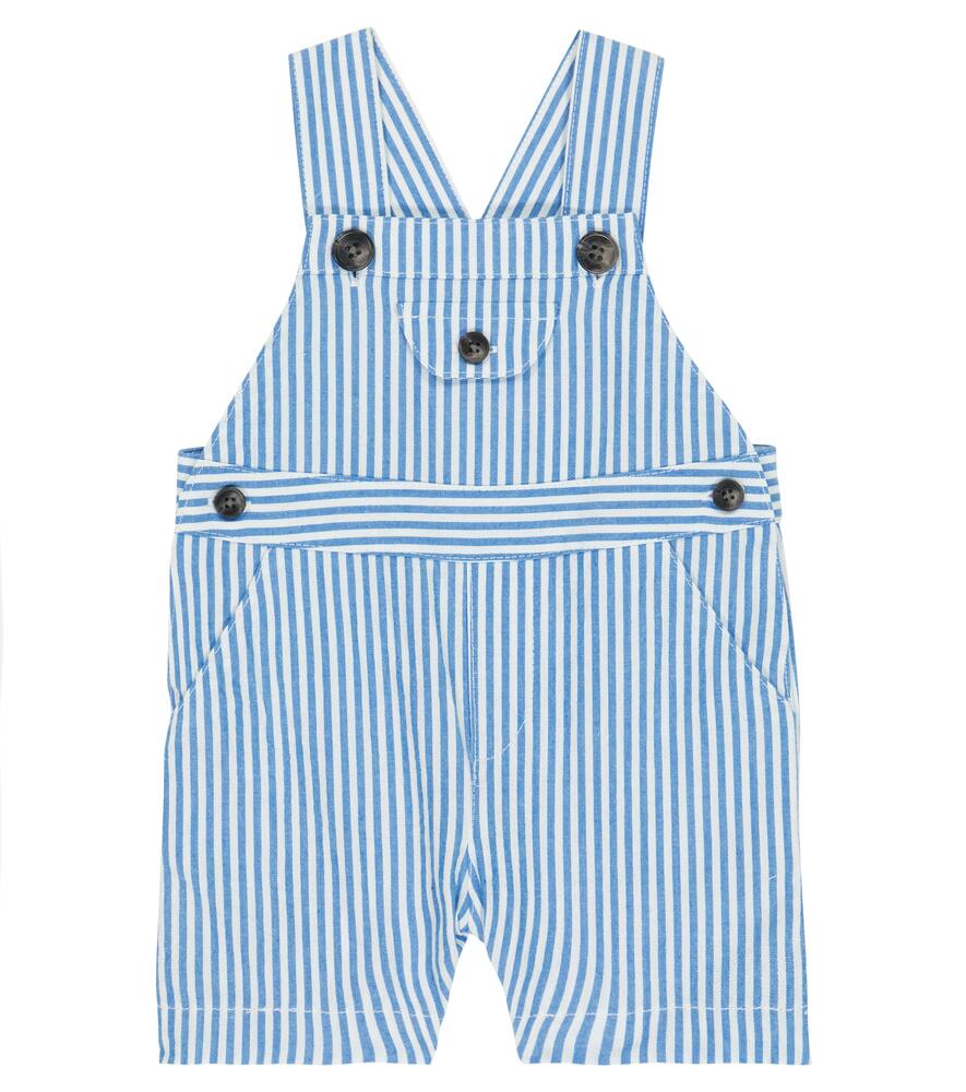 Tartine et Chocolat Baby striped cotton-blend dungarees