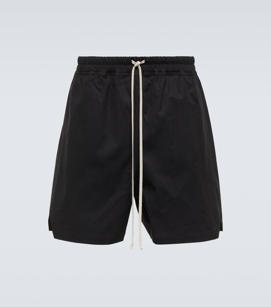 RICK OWENS COTTON-BLEND POPLIN SHORTS