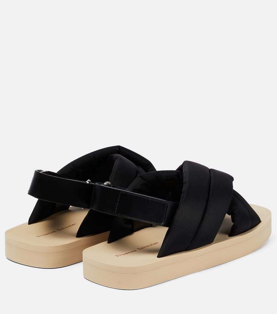 Shop Proenza Schouler Float Padded Sandals In Black