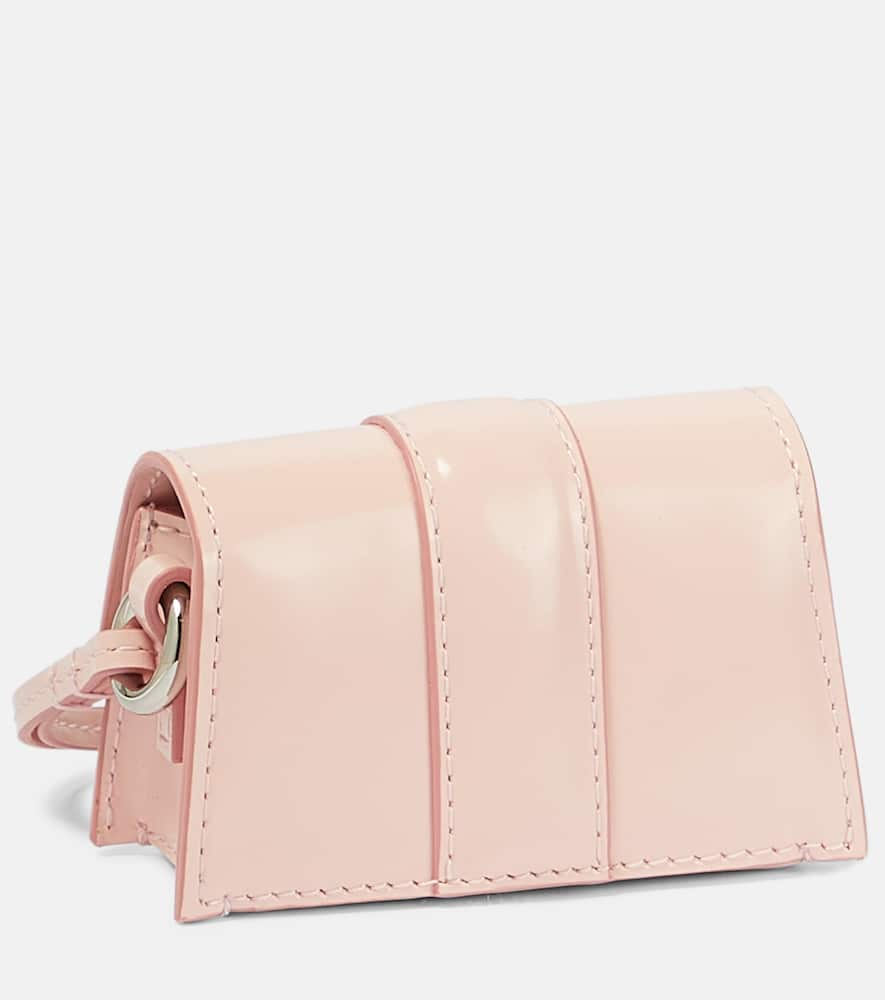 Shop Jacquemus Le Porte Bambino Airpods Case In Pink