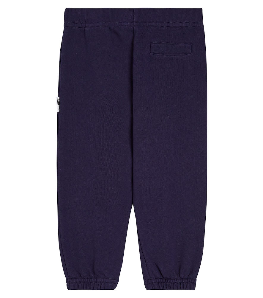 Palm Angels Printed Cotton Jersey Sweatpants In Multicoloured