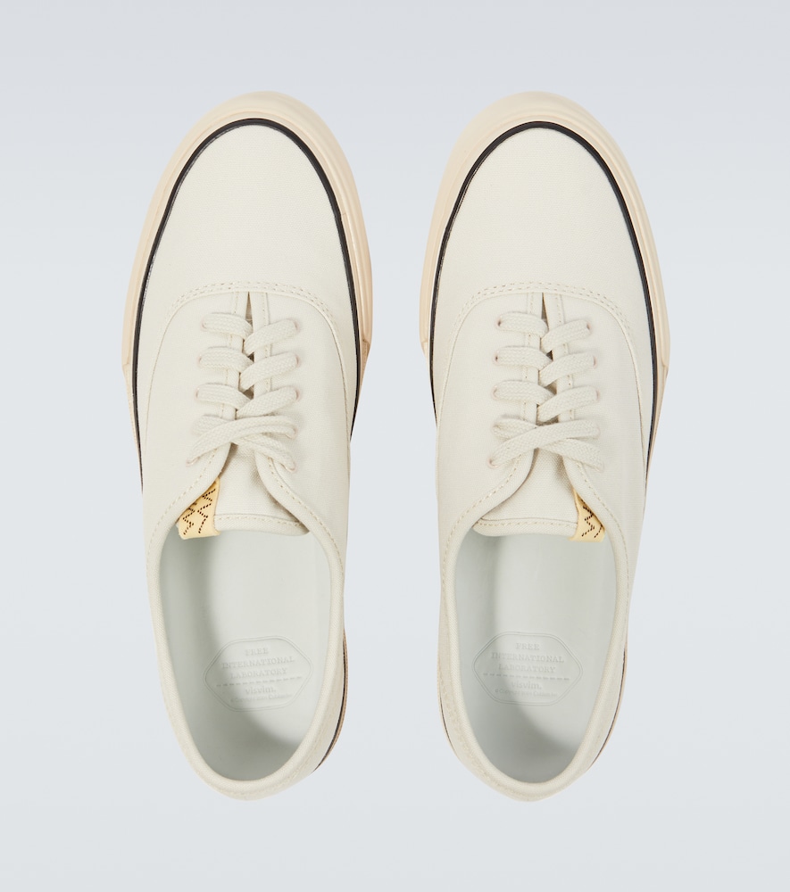 Visvim Logan Deck Lo Sipe canvas sneakers | Smart Closet