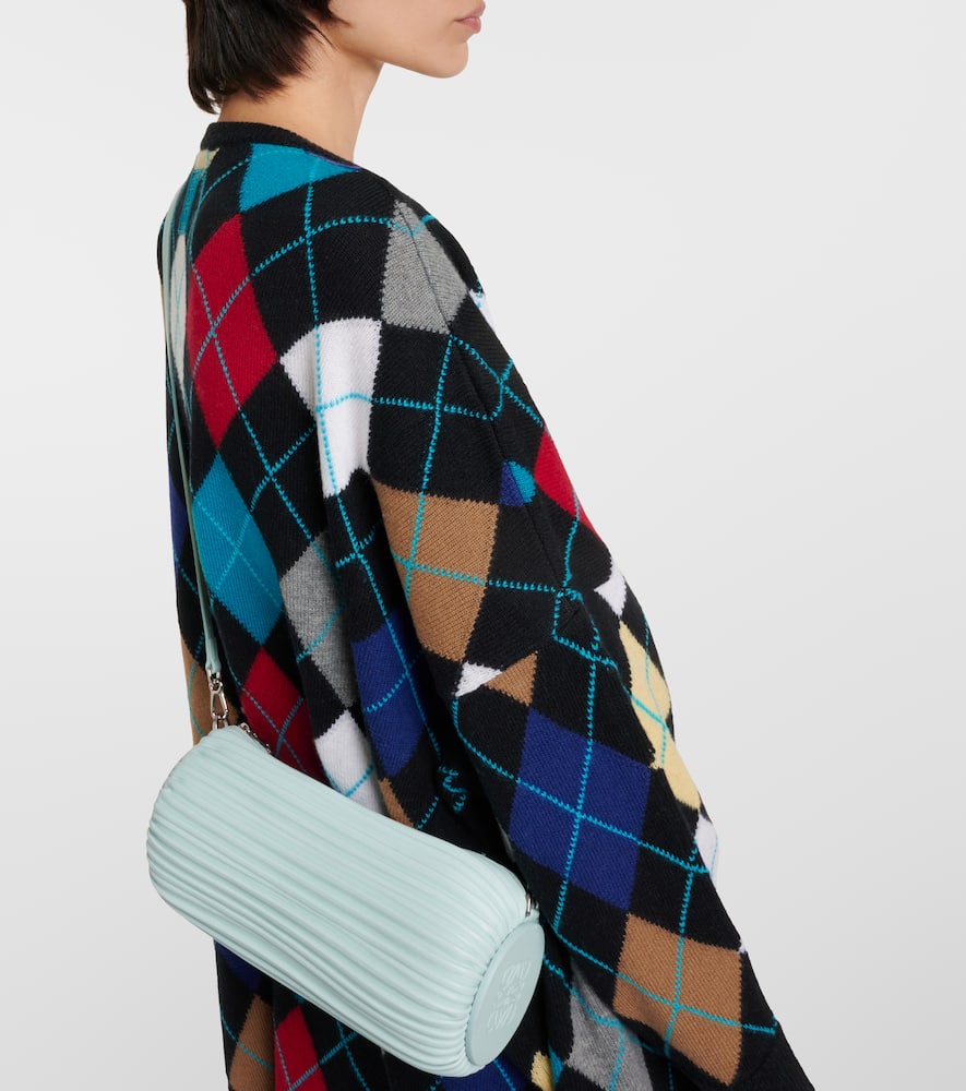 Loewe x Paula's Ibiza Bracelet Pleated Pouch Shoulder Bag