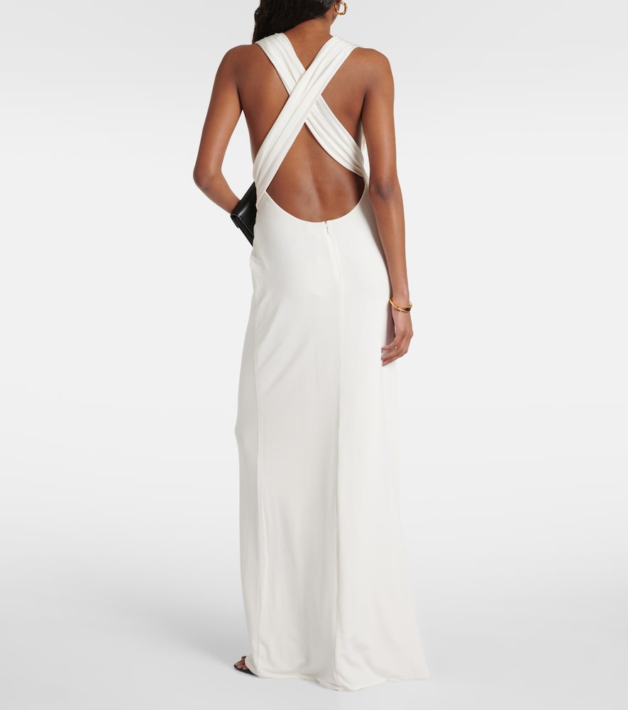 Tom Ford Tom Ford Verzierte Robe Aus Jersey 