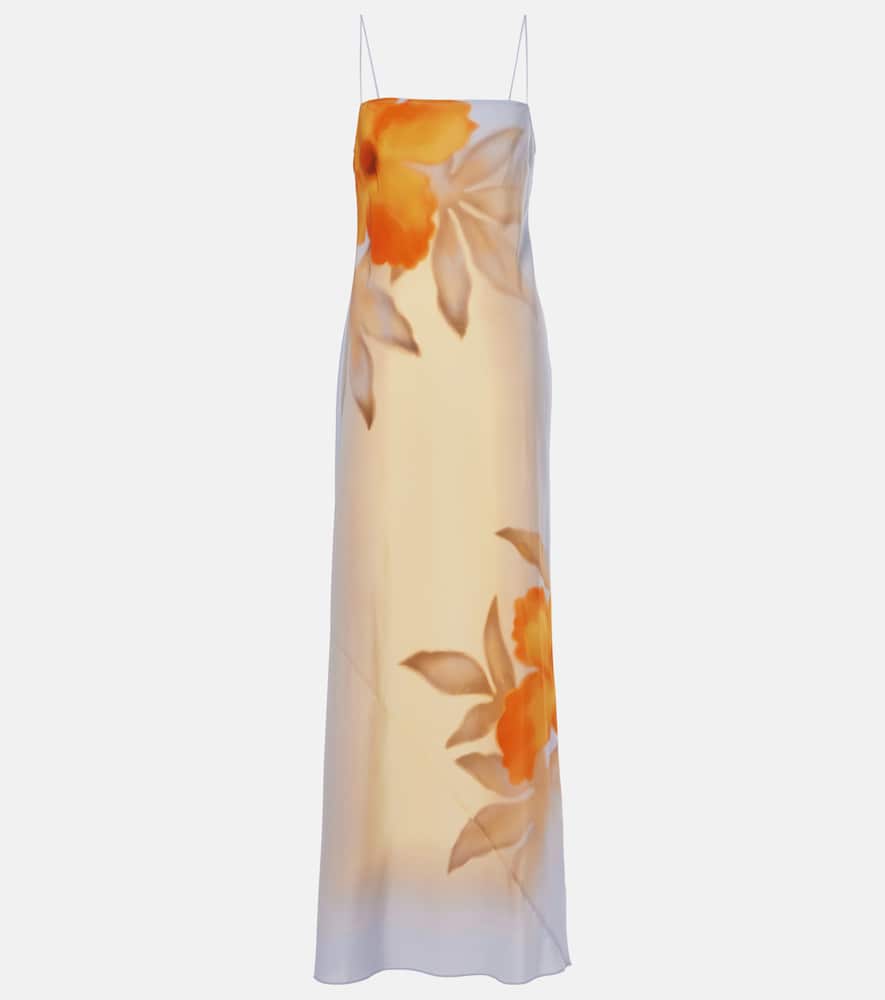 Sir Serene Silk Dress In Sequoia Floral