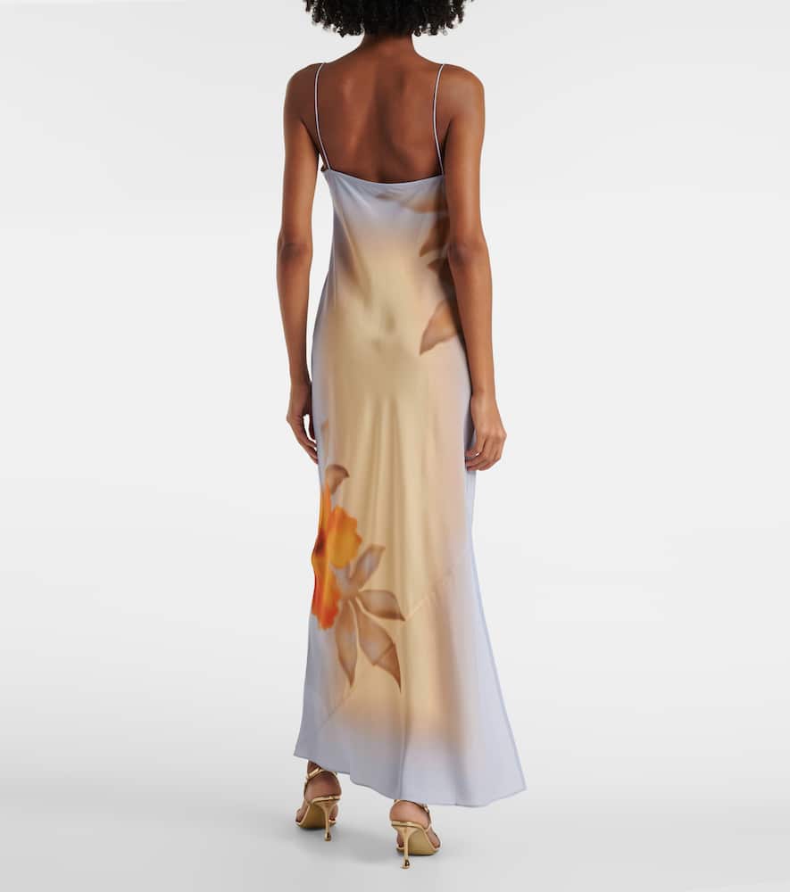 Sir Serene Silk Dress In Sequoia Floral