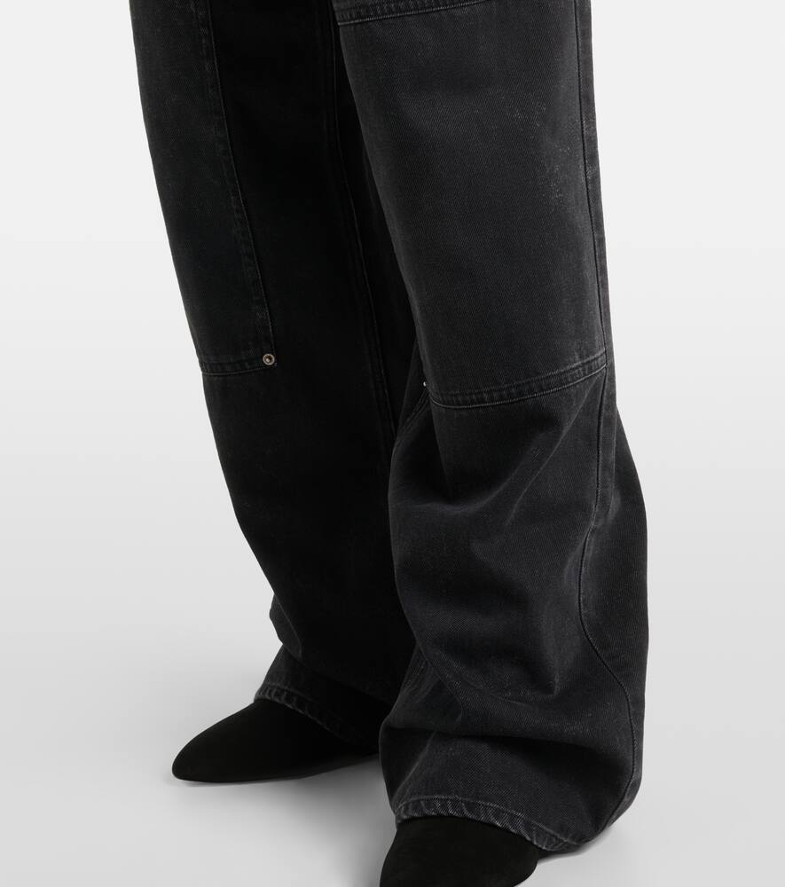 Isabel Marant Étoile Ophra Straight Jeans In Black