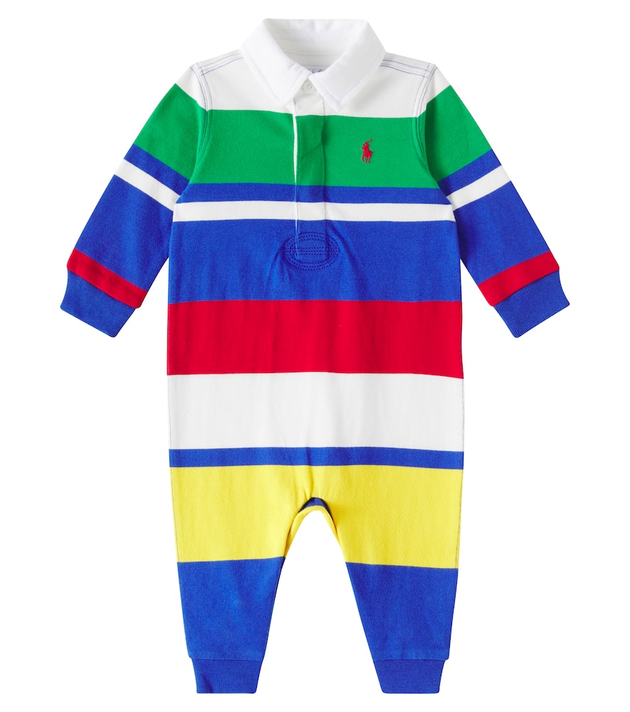 Polo Ralph Lauren Kids Baby striped cotton onesie