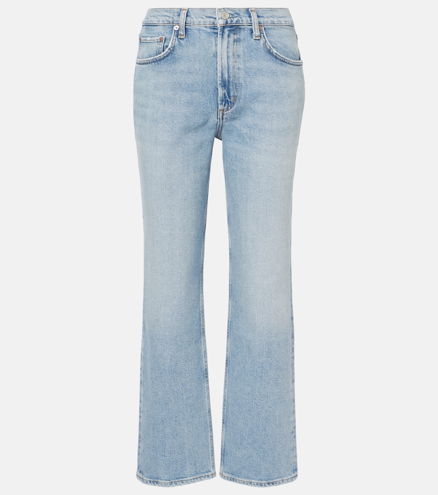Agolde Women's Blue Valen Mid-Rise Straight Jeans Size 31 - Mytheresa