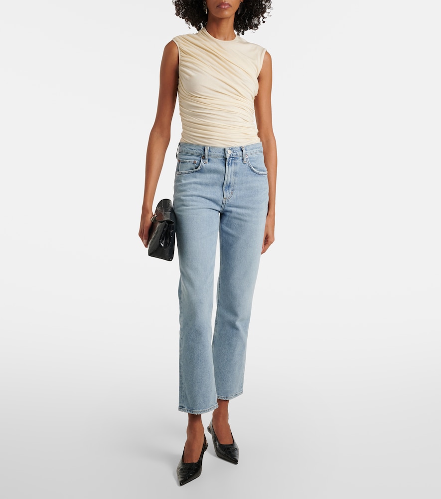 Agolde Valen mid-rise straight jeans