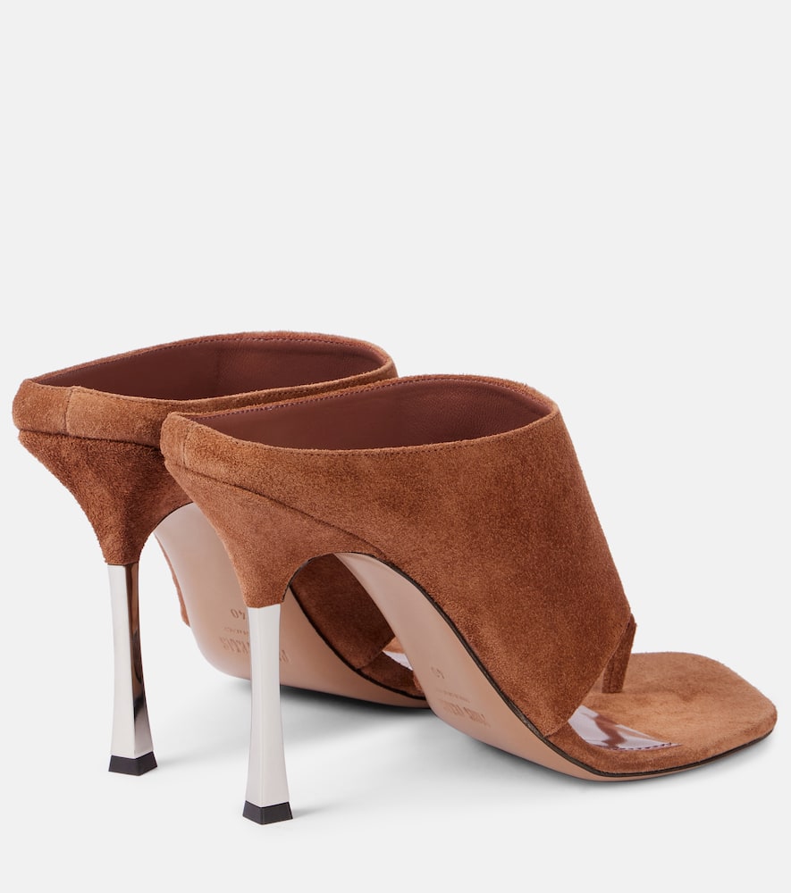 Paris Texas Lorena 100 Suede Thong Sandals