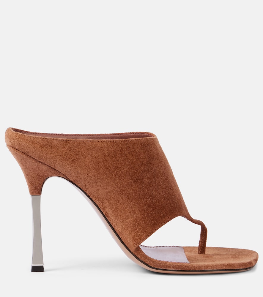 Paris Texas Lorena 100 Suede Thong Sandals