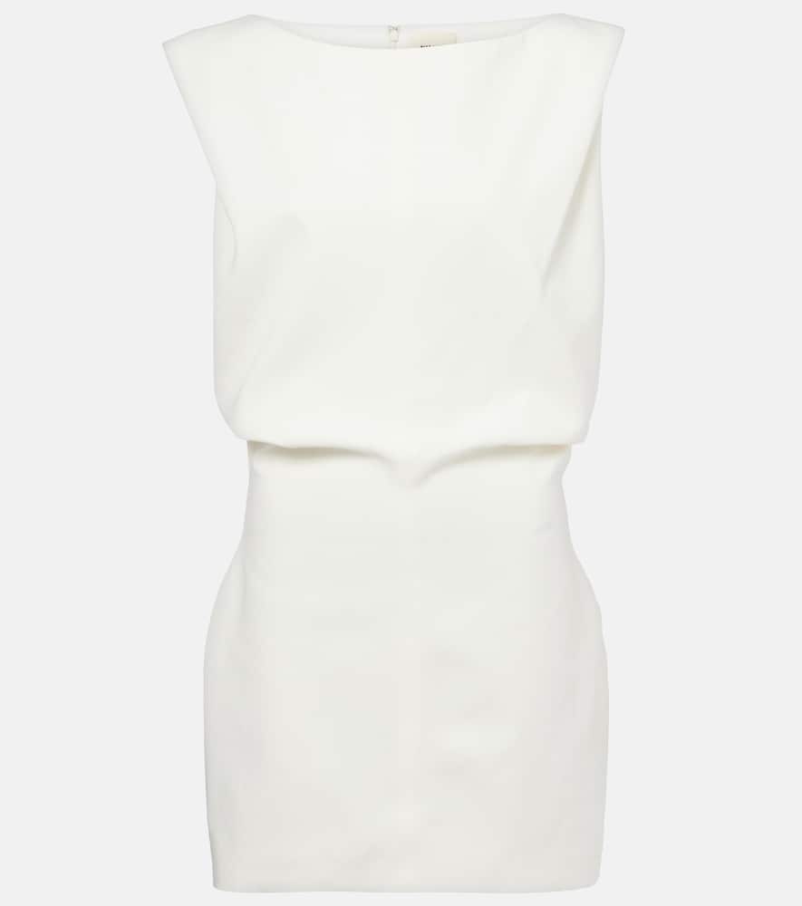 Khaite Toma Bonded Crepe Minidress