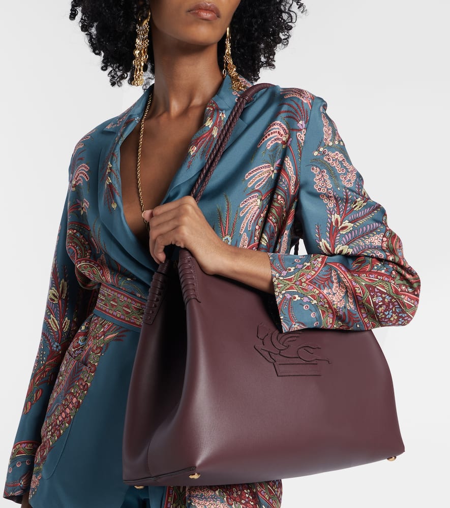 Etro Schultertasche Libra Medium Aus Leder
