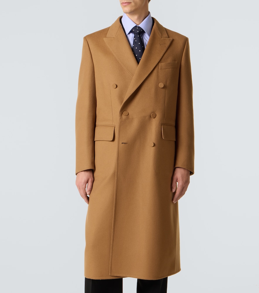  Tom Ford Tom Ford Double-breasted Wool And Cashmere Coat 