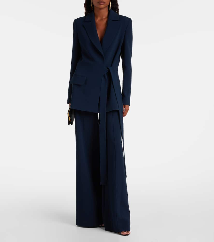 Elie Saab Wide-leg Pants In Blue