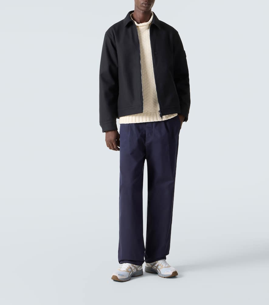 Stone Island Jacke Ghost Aus Flanell In Blue