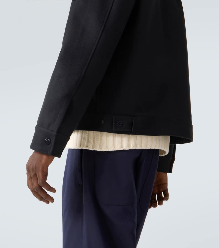 Stone Island Jacke Ghost Aus Flanell In Blue