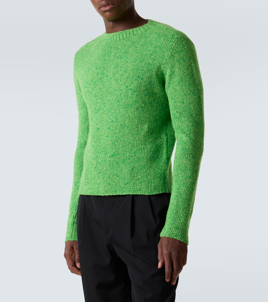 Auralee Cashmere Sweater In Green