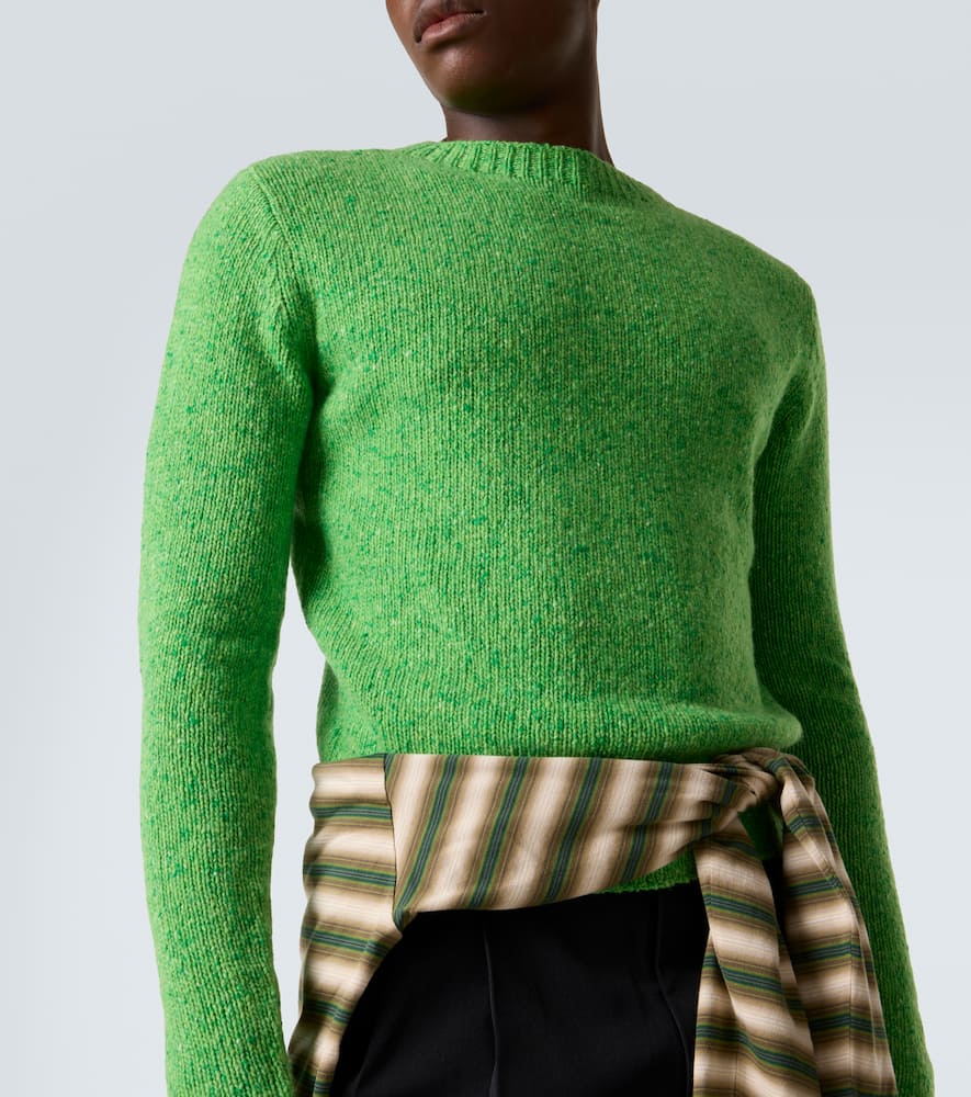 Auralee Cashmere Sweater In Green