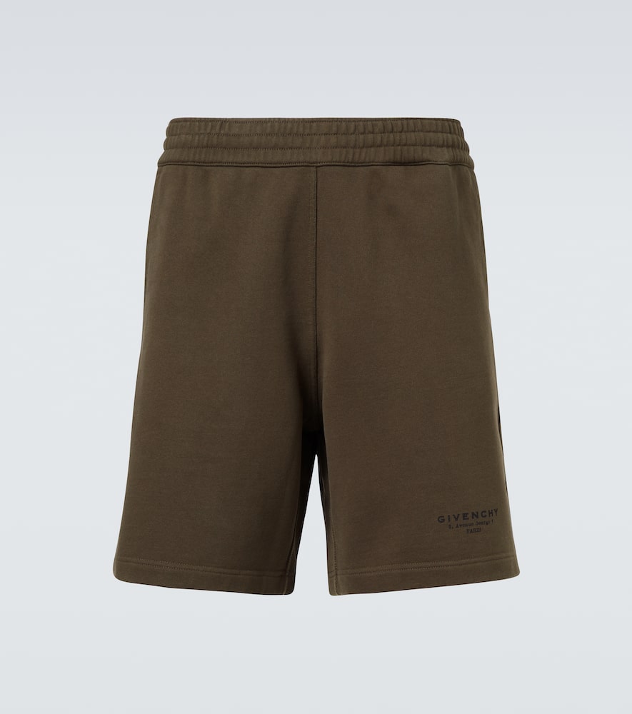 Givenchy Stamp cotton Bermuda shorts