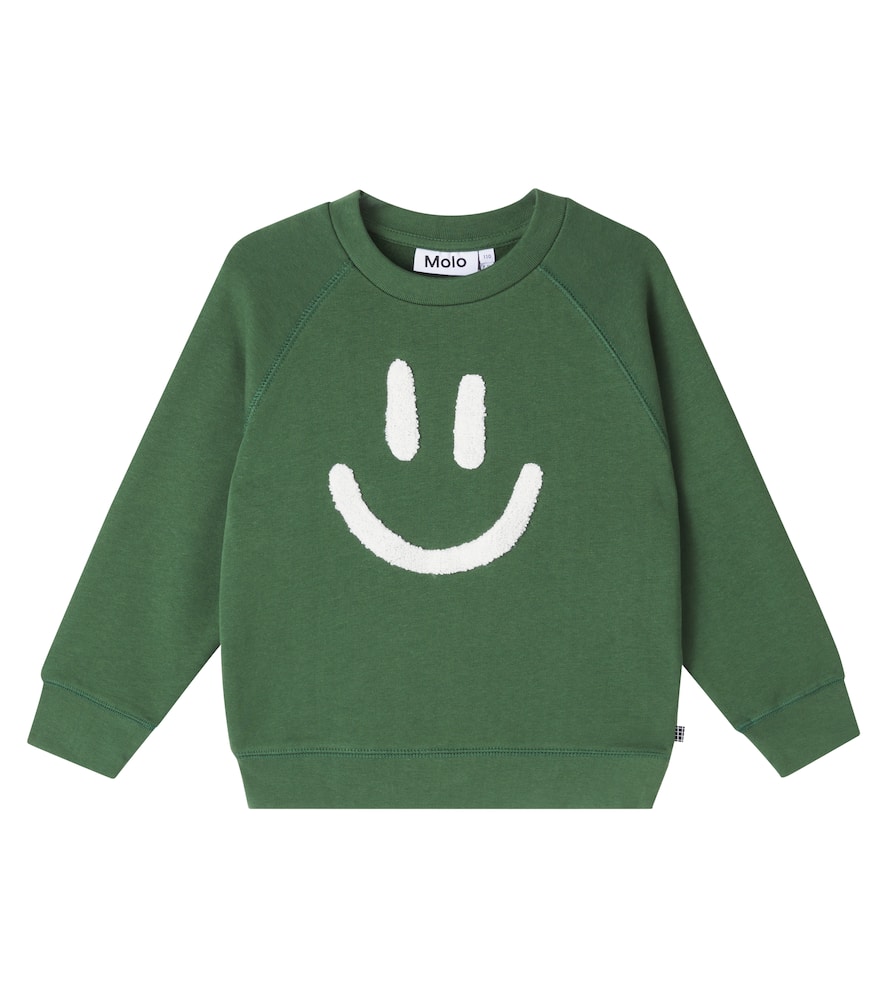 Molo Mike embroidered cotton sweatshirt