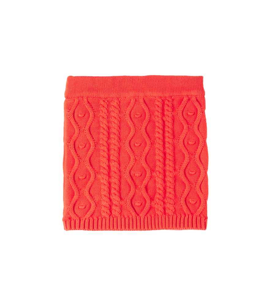  Mini Rodini Mini Rodini Bow-detail Knitted Cotton Skirt 